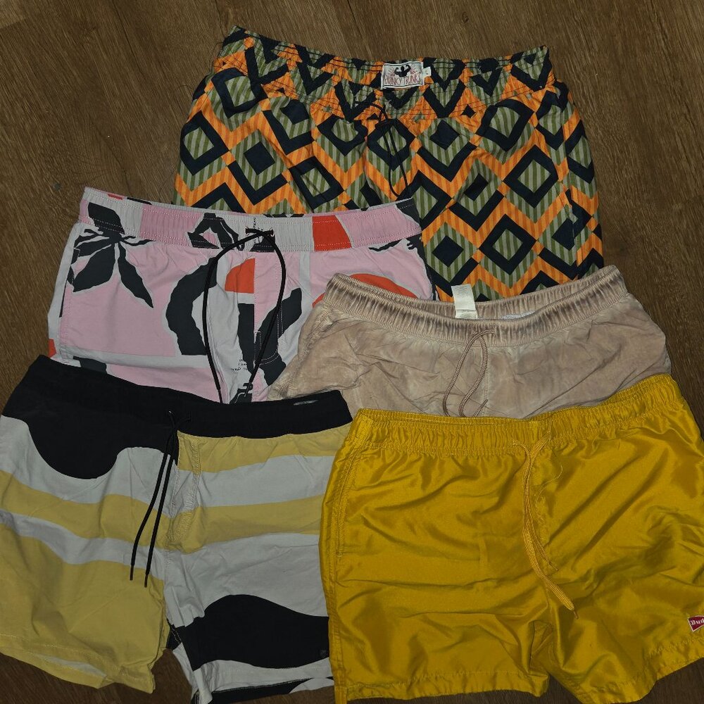 Mens Swim Trunk Bundle 5pair
